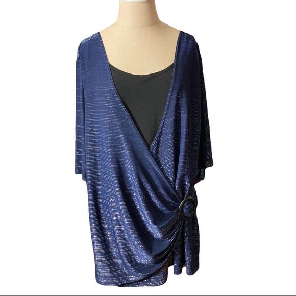 AMERICAN CITY WEAR BLOUSE / SZ: 3X - Picture 1 of 4